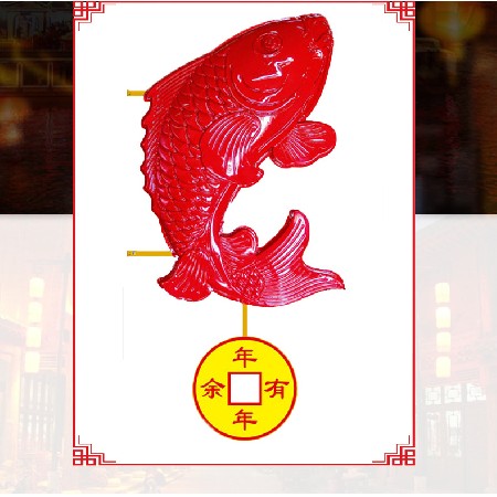 LED魚(yú)燈裝飾燈戶(hù)外防水景觀燈春節(jié)喜慶掛飾異型道路燈廠家 